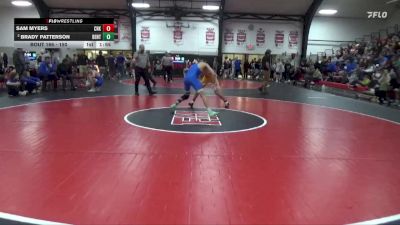 150 lbs Round 2 - Brady Patterson, Benton Community vs Sam Myers, CR Kennedy