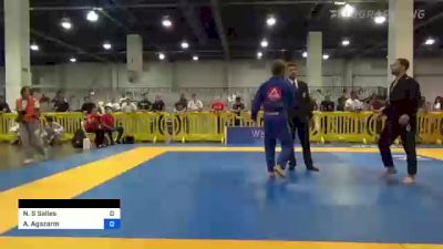 Nicholas S Salles vs AJ Agazarm 2022 American National IBJJF Jiu-Jitsu Championship