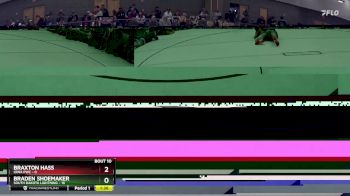 129 lbs Round 3 (8 Team) - Braden Shoemaker, South Dakota Lightning vs Braxton Hass, Iowa PWC