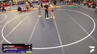 150 lbs Cons. Round 1 - Luke Conroy, ND vs Joshua Knutson, MN