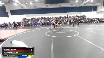 106 lbs Champ. Round 1 - Russell Hand, South Torrance vs Maddox Hazard, Swarm