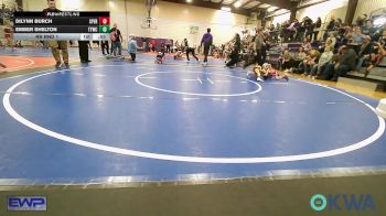 40-43 lbs Rr Rnd 1 - Dilynn Burch, Sperry Wrestling Club vs Ember Shelton, Team Tulsa Wrestling Club