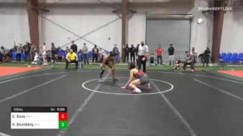 128 lbs 3rd Place - Cristian Gioia, Yale Street vs Sebastian Blumberg, Rhino