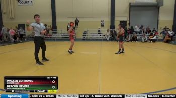 102 lbs 3rd Place Match - Deacon Meyers, West Salem Bangor vs Walker Borkovec, Oconto Falls