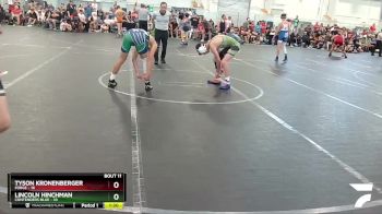 120 lbs Round 4 (6 Team) - Lincoln Hinchman, Contenders Blue vs Tyson Kronenberger, Forge