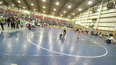 74 lbs Champ. Round 2 - Casen Becker, Black Fox Wrestling Academy vs Palmer Brosovich, Team Champs Wrestling Club