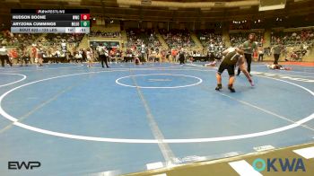 120 lbs Semifinal - Hudson Boone, Woodland Wrestling Club vs Aryzona Cummings, Mojo Grappling Academy