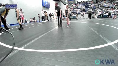 75/83 lbs Rr Rnd 5 - Mason Pickett (75), Shelton Wrestling Academy vs Raine Deatherage, Tecumseh Youth Wrestling