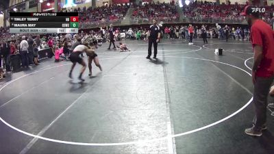 120 lbs Champ. Round 1 - Tinley Terry, Nebraska Boyz vs Maura May, Chase County Wrestling Club