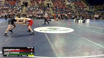 121 lbs Cons. Round 1 - Caber Bryce-Volk, Devils Lake vs Chase Clemenson, Sheyenne