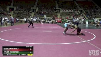 7A 190 lbs Cons. Round 2 - D`abrams Daniels, Davidson HS vs Xavier Henderson, Enterprise HS