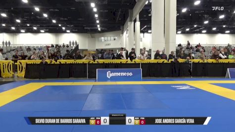 Jose Andres García Vera vs Silvio Duran De Barros Saraiva 2025 World IBJJF Jiu-Jitsu No-Gi Championship