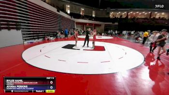 125 lbs Round 3 - Rylee Hamil, Tough N Technical Wrestling Club (TNTWC) vs Aiyana Perkins, Hurricane Wrestling Academy