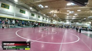 113 lbs Semifinal - Mason Backous, Aberdeen Central vs Breckin Henry, Camel Kids Wrestling