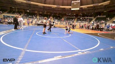 100 lbs Quarterfinal - Jacob Smith, Raw Wrestling Club vs Royce Baugh, Team Tulsa Wrestling Club