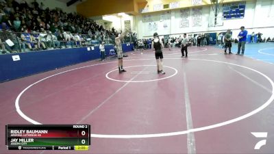 113 lbs Round 2 - Jay Miller, Joseph City vs Ridley Baumann, Arizona Lutheran HS