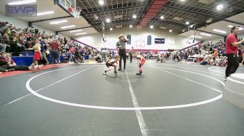52 lbs Quarterfinal - Ryland Peters, Claremore Wrestling Club vs Luke Crain, Skiatook Youth Wrestling
