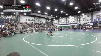 170 lbs 1st Place Match - Karina Juarez, Murrieta Mesa vs Samantha Freire, Chaparral