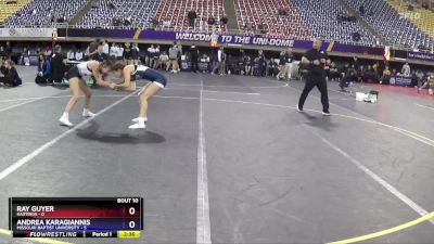 110 lbs Quarters & 1st Wb (16 Team) - Andrea Karagiannis, Missouri Baptist University vs Ray Guyer, Hastings