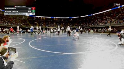 50 lbs Round Of 16 - Blair Dupell, Neshaminy vs Myalla Easter, Wyoming Area