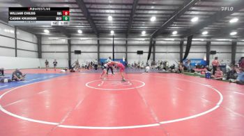 195 lbs Rr Rnd 2 - William Childs, Roundtree Wrestling Academy - BHS vs Caden Krueger, Michigan Premier Blue - BHS