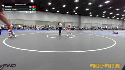 110 lbs Rr Rnd 1 - PJ Kerr, Super Girls K-6 vs Sophia Tellez, Shelton Wrestling Academy K-6