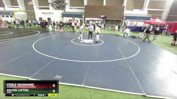 155 lbs Champ. Round 1 - Kolten Layton, Utah vs Steele Woodward, Sanderson Wrestling Academy