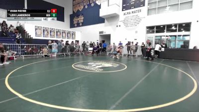 150 lbs Cons. Round 7 - Levi Landeros, Monache vs Evan Payne, Valencia (Valencia)