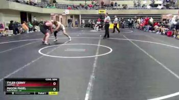220 lbs Semis & 1st Wrestleback (8 Team) - Tyler Cerny, Huntley vs Mason Pagel, Northfield