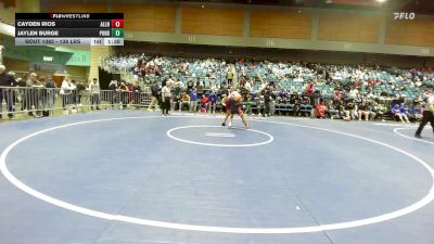 138 lbs Round Of 16 - Cayden Rios, Allen vs Jaylen Burge, Ponderosa