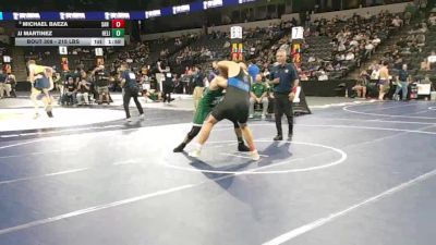 215 lbs Round Of 32 - Michael Baeza, San Dimas (SS) vs Jj Martinez, Helix Charter (SD)