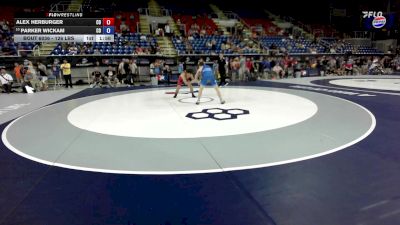 126 lbs Champ. Rd Of 64 - Alex Herburger, CO vs Parker Wickam, CO