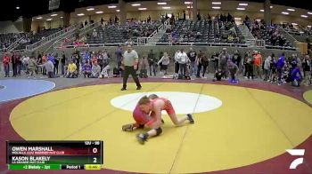 98 lbs Cons. Round 4 - Kason Blakely, La Grande Mat Club vs Owen Marshall, Molalla JuJu Warrior Mat Club