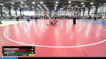 92 lbs Rd# 6- 9:00am Saturday Final Pool - Joseph Leick, Iowa Black vs Jamison Forrest, Dynasty Ruthless