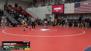 155 lbs Cons. Round 2 - Makenna Brissey, Center Point-Urbana vs Abigail Chyma, South Tama