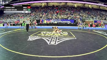 Girls-105 lbs Cons. Round 1 - Cayden Taylor, Fowlerville Hs Girls vs Abigail Judy, Marshall Hs Girls