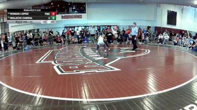 70 lbs Cons. Semi - Roman Lopez, Powhatan Youth Wrestling Club vs Malachi Cabral, Guerrilla Wrestling (GWA)