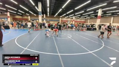 140 lbs Semifinal - Aniya McConico, G.Y.M.R. vs Mackenzie Blue, Spartan Mat Club