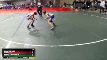 84 lbs Placement (4 Team) - Isaac Pickar, Brainerd vs Brekkan Iverson, LCWM