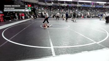 40 lbs 3rd Place - McKenna Weckmann, King Select Wr Ac vs Brylee Ward, Centralia WC