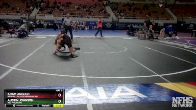 D1-132 lbs Cons. Round 2 - Adam Angulo, Brophy College Preparatory vs Austin Johnson, Red Mountain