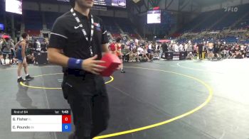 100 lbs Rnd Of 64 - Gavin Fisher, Florida vs Connor Pounds, Oklahoma