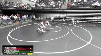 153 lbs Champ. Round 1 - Hayden Taylor, Syracuse High School vs Andrew Chapman, Riverton High School
