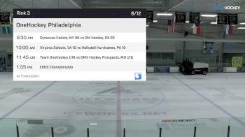 Hockey Prospects vs Team OneHockey | 08.12.18. | 2018 OneHockey Philadelphia
