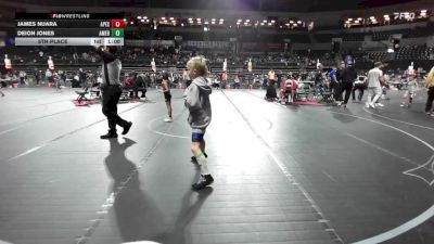 49 lbs 5th Place - James Nuara, Apex vs Deion Jones, American MMAW