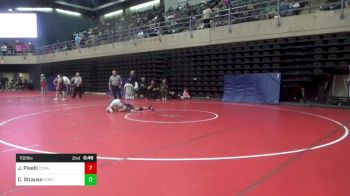 100 lbs Consi-qtrs - Jordan Piselli, Cogan Station vs Cade Strauss, Northampton