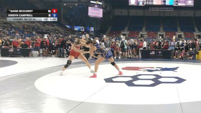 140 lbs Champ. Rd Of 64 - Saige McCleery, Washington vs Jordyn Campbell, Nebraska