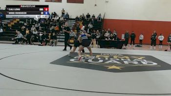 124 lbs Quarterfinal - Bree Swenson, Dubuque vs Cali Leng, Iowa