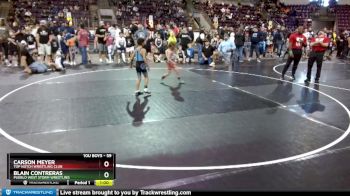 59 lbs Champ. Round 1 - Carson Meyer, Top Notch Wrestling Club vs Blain Contreras, Pueblo West Storm Wrestling