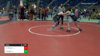 Consolation - Kadyn Kraye, Cobbler Wrestling vs Andrew Evans, Duran Elite